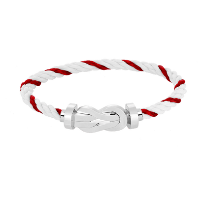 [Opulent Aurora]CHANCE LARGE 8 FIGURE BUCKLE NO DIAMOND BRACELET SILVER