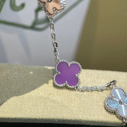 [Amore Jewelry] CLOVER 5 MOTIF VIOLET BRACELET COLLECTION