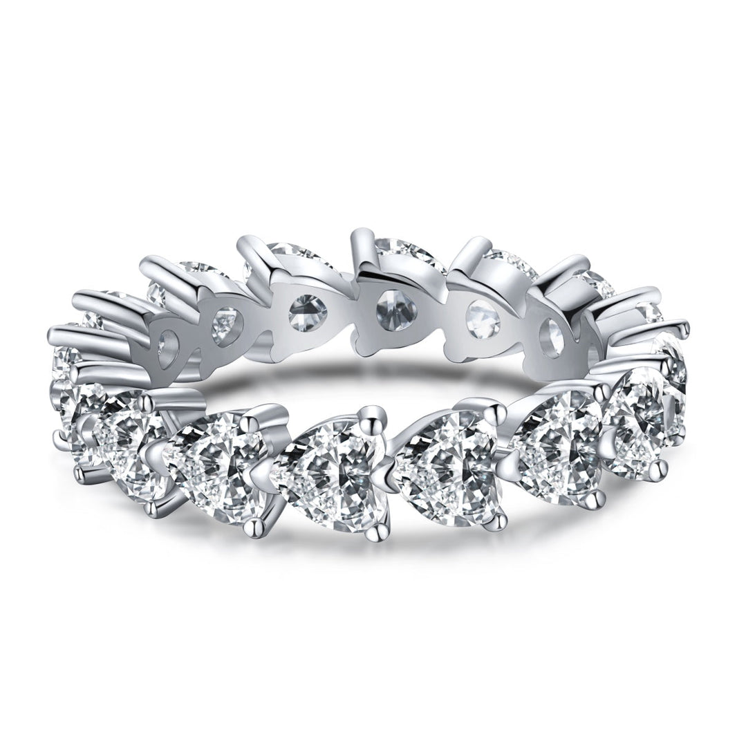 [Amore Jewelry]0.25 Carat Radiant Romance Heart Cut Lover Ring
