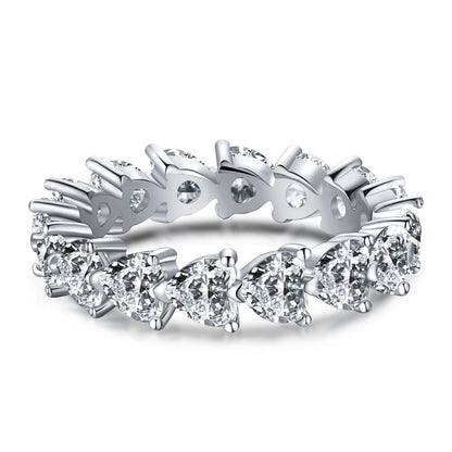 [Amore Jewelry]0.25 Carat Radiant Romance Heart Cut Lover Ring