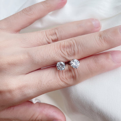 [Amore Jewelry]Unique Round Shape Earrings