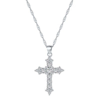 [Amore Jewelry]Delicate Cross Shape Necklace