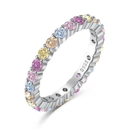 [Amore Jewelry]Dazzling Resplendent Round Cut Party Ring