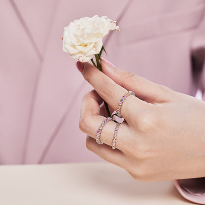 [Amore Jewelry]Elegant Energetic Round Cut Daily Ring