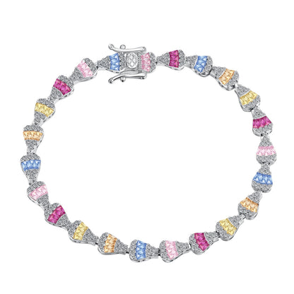 [Amore Jewelry]Radiant Water Drop Shape Daily Bracelet