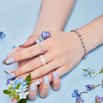 [Amore Jewelry]Radiant Water Drop Shape Daily Bracelet