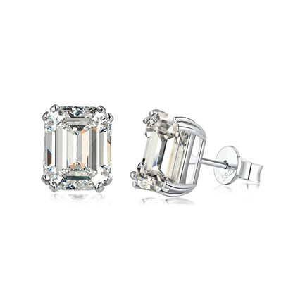 [Amore Jewelry]Dazzling Square Shape Earrings