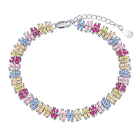 [Amore Jewelry]Sparkling Exquisite Multi Cut Party Bracelet