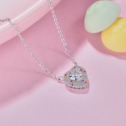 [Amore Jewelry]Exquisite Heart Shape Necklace