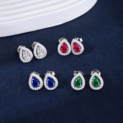 [Amore Jewelry]Luxurious Water Drop Shape Earrings
