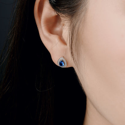 [Amore Jewelry]Luxurious Water Drop Shape Earrings