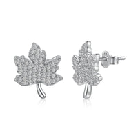 [Amore Jewelry]Exquisite Maple Leaf Design Earrings
