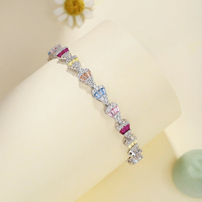 [Amore Jewelry]Radiant Water Drop Shape Daily Bracelet