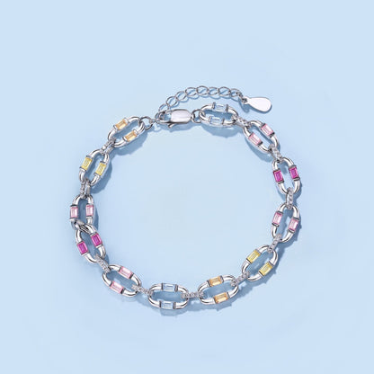 [Amore Jewelry]Dazzling Colorful Daily Bracelet
