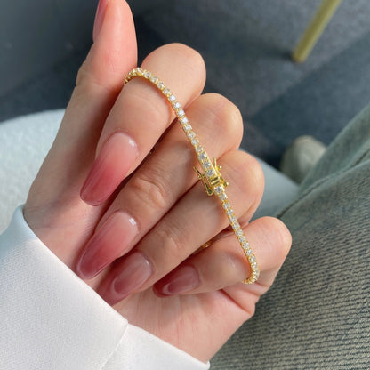 [Amore Jewelry]Radiant Colorful Round Cut Party Bracelet