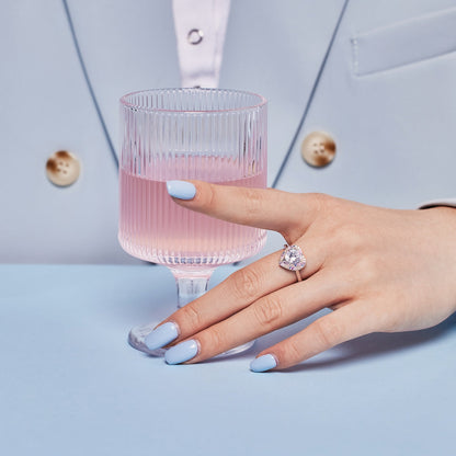 [Amore Jewelry]Delicate Ebullient Heart Shape Wedding Ring