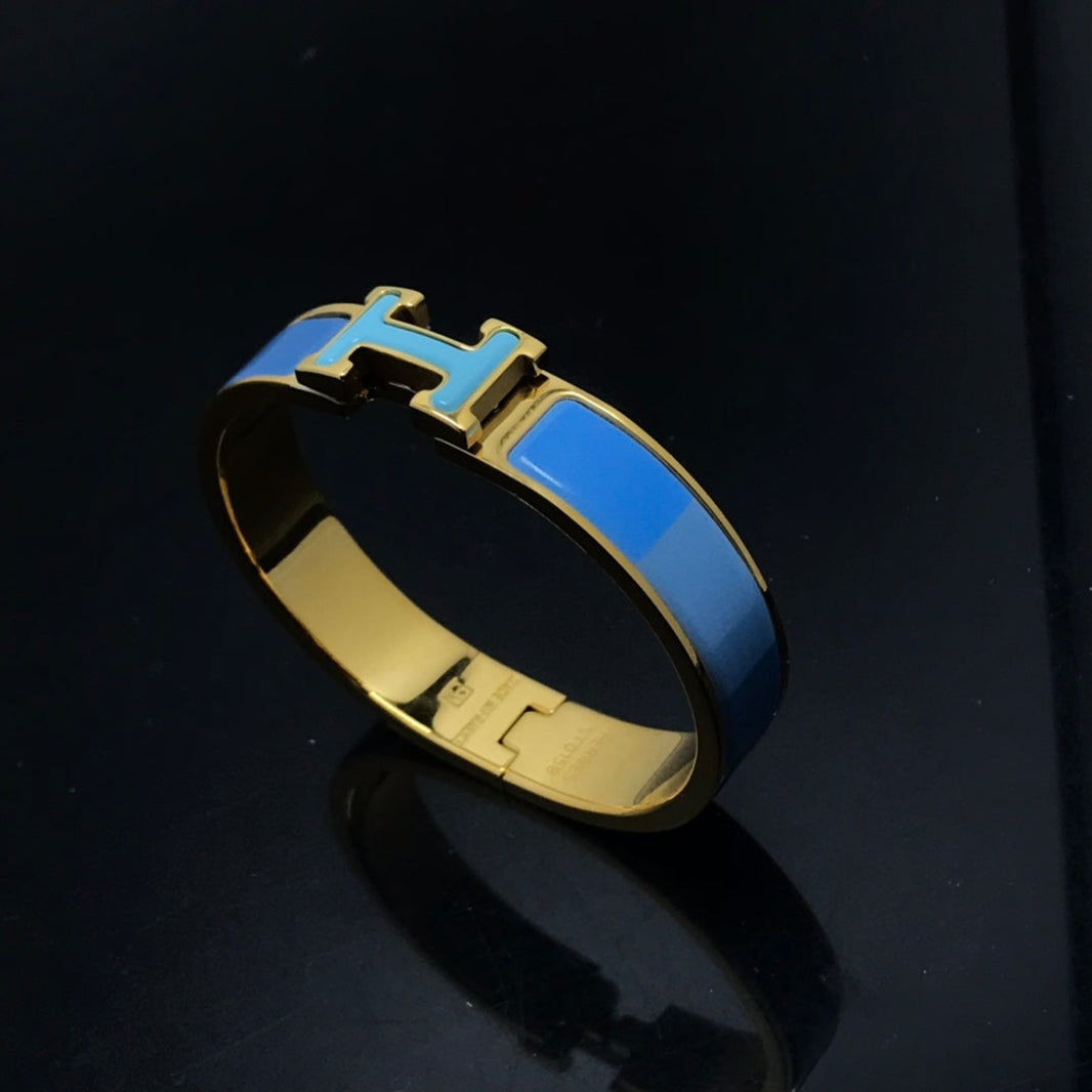 [Amore Jewelry]H BRACELET BLUE RAINBOW CERAMIC