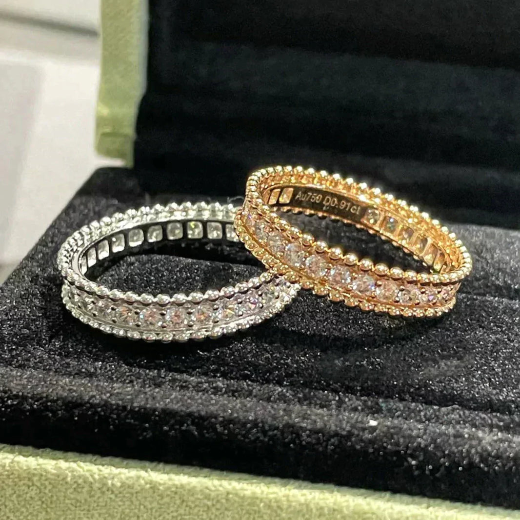 [Amore Jewelry]PERLEE DIAMOND ROSE GOLD RING