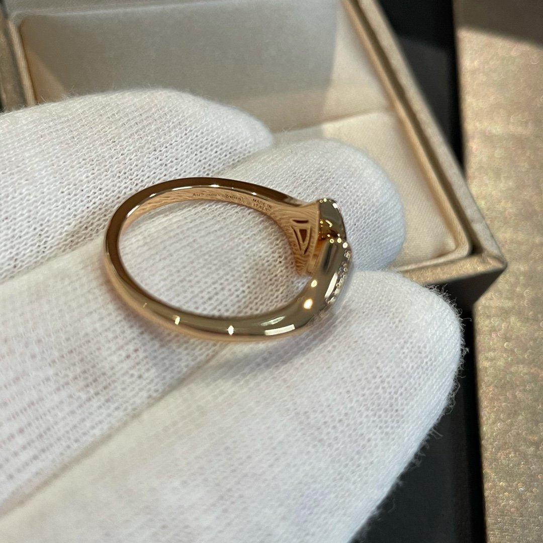 [Opulent Aurora]DREAM MOP DIAMOND OPEN RING