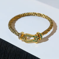 [Amore Jewelry]FORCE 10 GOLD GREEN DIAMOND PAVED