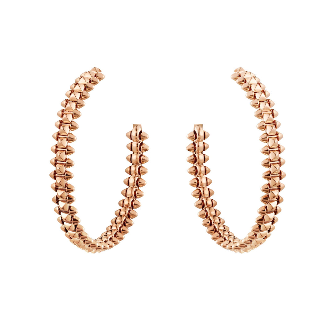 [Amore Jewelry]CLASH LARGE HOOP EARRINGS