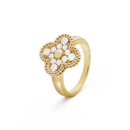 [Amore Jewelry]CLOVER DIAMOND RING