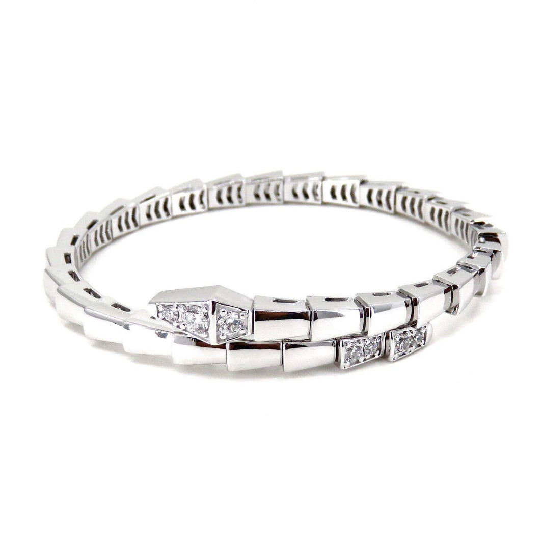 [Amore Jewelry]SERPENTI BRACELET DIAMONDS SILVER
