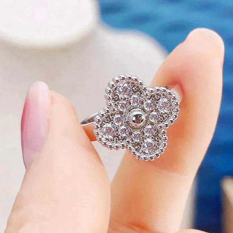 [Amore Jewelry]CLOVER DIAMOND RING