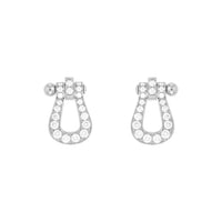 [Amore Jewelry]FORCE 10 FULL DIAMOND STUD EARRINGS MINI MODEL