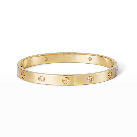 [Amore Jewelry]LOVE BRACELET 6.1MM 4 DIAMONDS