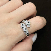 [Amore Jewelry]PANTHERE 5MM ALL DIAMOND RING