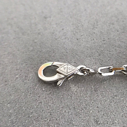 [Amore Jewelry]CLOVER 5 MOTIF ONYXS DIAMOND BRACELET SILVER