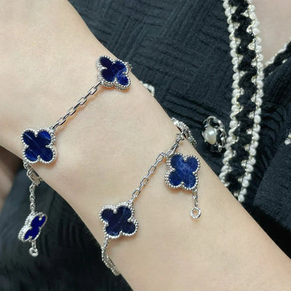 [Amore Jewelry]CLOVER 5 MOTIF PIETERSITE BRACELET COLLECTION