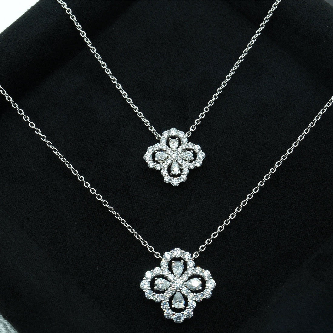 [Opulent Aurora]LOOP NECKLACE FULL MOTIF DIAMOND COMBINATION