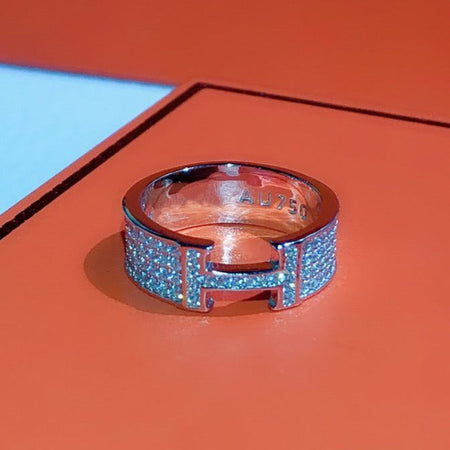 [Amore Jewelry]H RING FULL DIAMOND