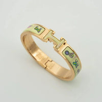 [Amore Jewelry]H PINK GOLD BRACELET CREAM CERAMIC