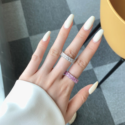 [Amore Jewelry]Sparkling Full Heart Ring