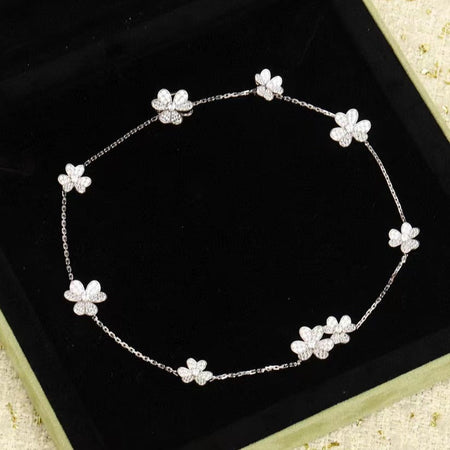 [Amore Jewelry]FRIVOLE SILVER 9 FLOWERS NECKLACE