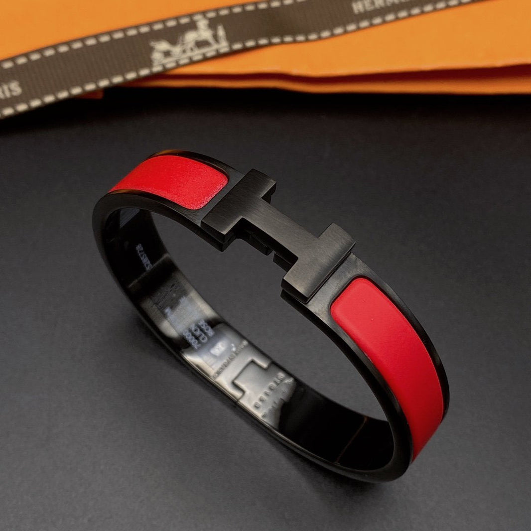 [Amore Jewelry]CLIC HM SO BLACK RED BRACELET