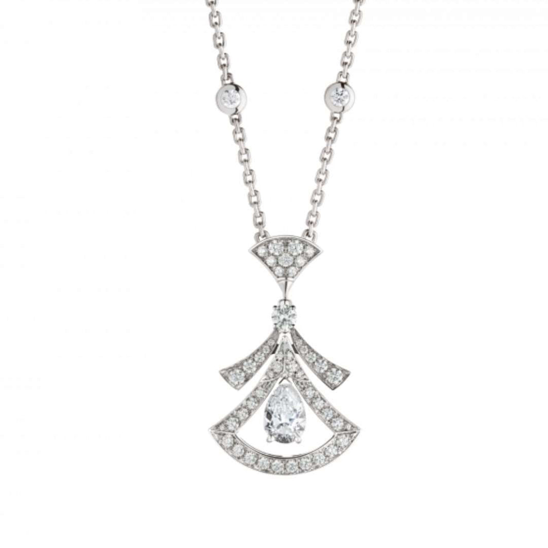 [Amore Jewelry]DREAM NECKLACE WHITE DIAMOND SILVER