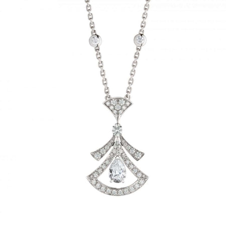[Amore Jewelry]DREAM NECKLACE WHITE DIAMOND SILVER