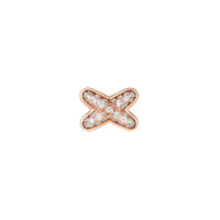 [Amore Jewelry]JEUX DE PINK GOLD DIAMOND EARRINGS