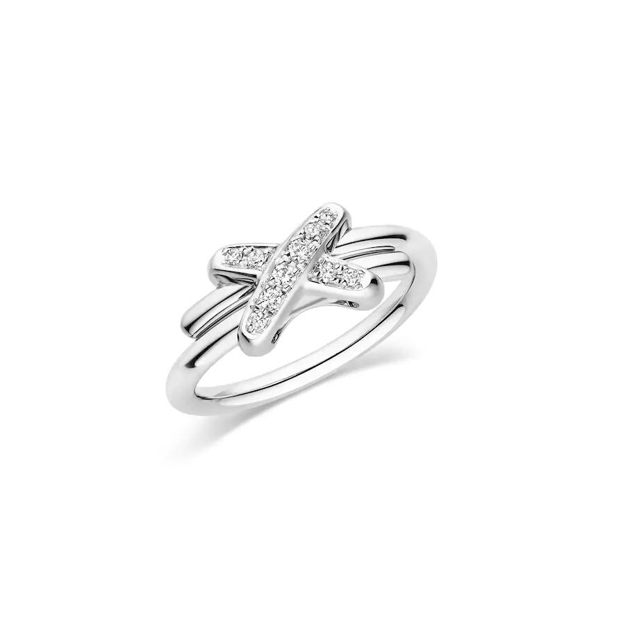 [Amore Jewelry]JEUX DE SILVER DIAMOND RING