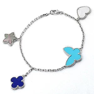 [Amore Jewelry]LUCKY SPRING SILVER BRACELET 4 MOTIF