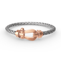 [Amore Jewelry]FORCE LARGE HORSESHOE NO DIAMOND BRACELET ROSE GOLD