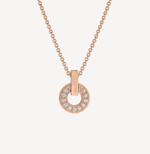 [Amore Jewelry]GARI NECKLACE PINK GOLD DIAMOND