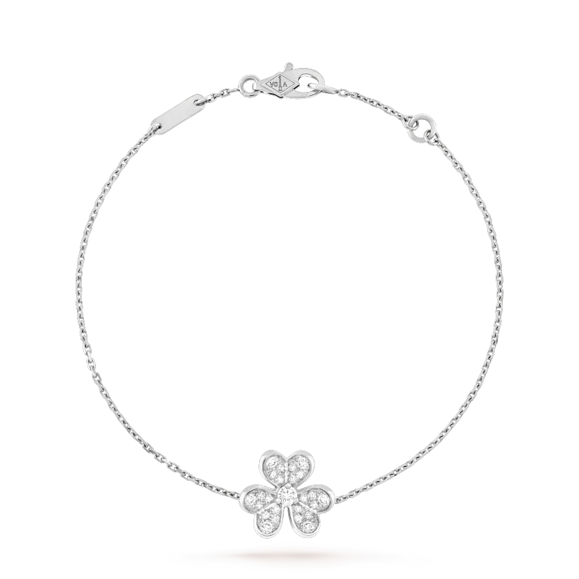 [Amore Jewelry]FRIVOLE SILVER FLOWER DIAMOND BRACELET