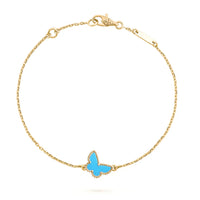 [Amore Jewelry]BUTTERFLY TURQUOISE BUTTERFLY BRACELET