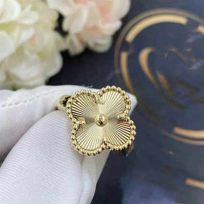 [Opulent Aurora]CLOVER GOLD RING