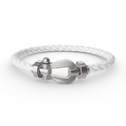 [Opulent Aurora]FORCE LARGE HORSESHOE NO DIAMOND BRACELET SILVER